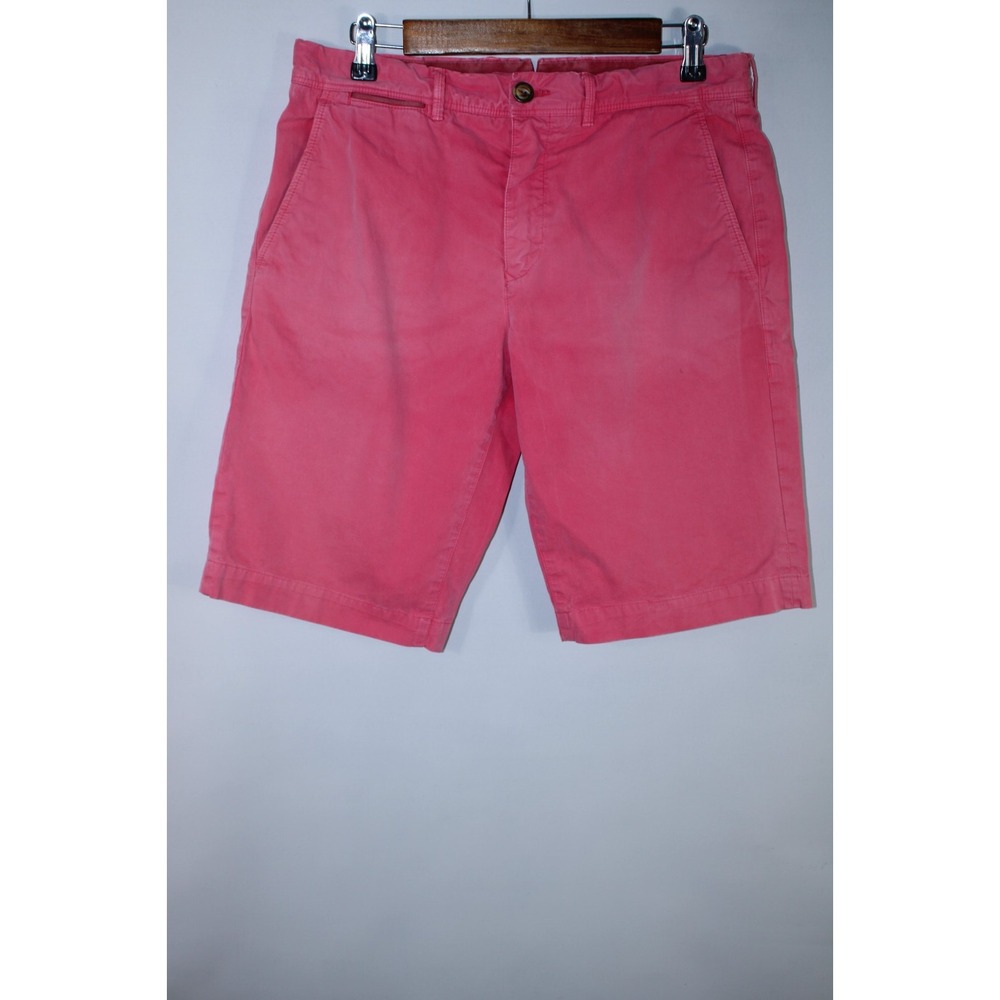 Moncler Men's Size 48 Red Chino Pantalone Bermuda Shorts